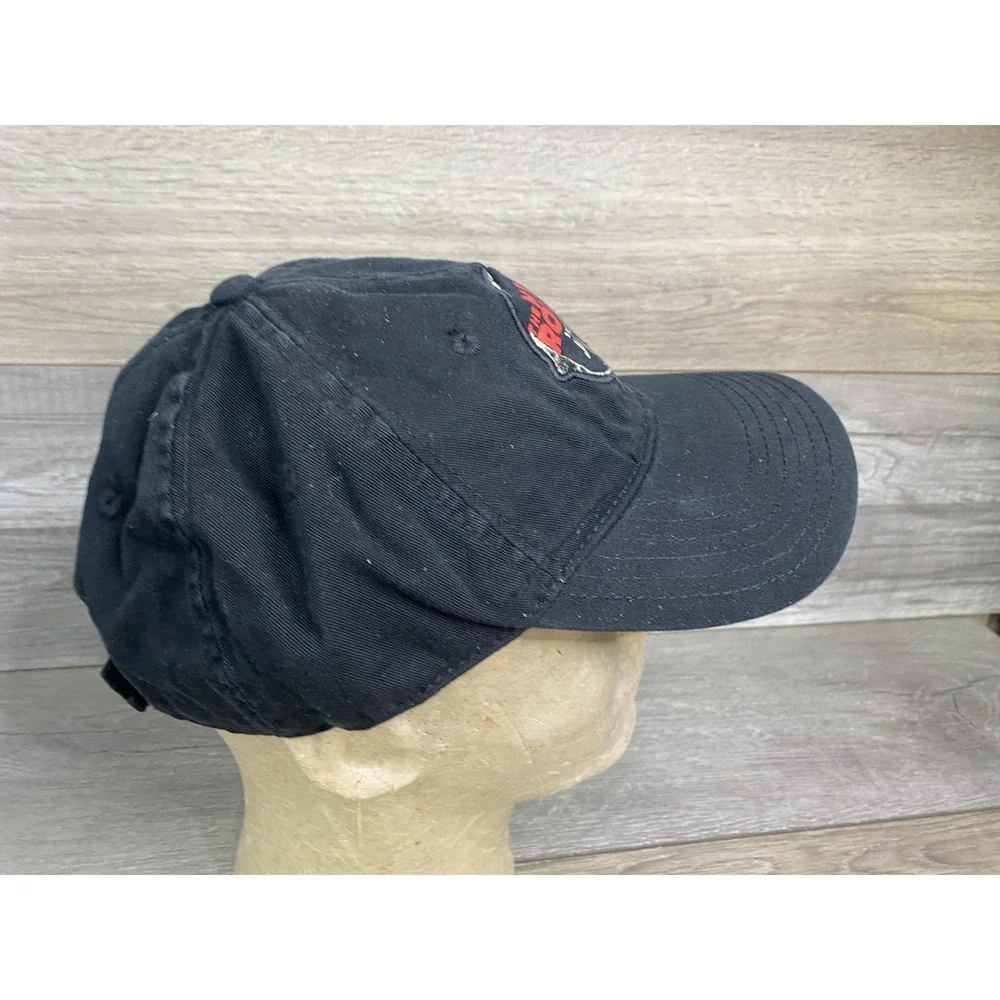 Jim Beam Hat Cap Strap Back Black Twill One‎ Size Mens ESPN Promo Adjustable